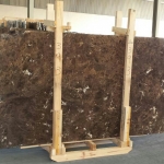 Dark Emperador marble slabs