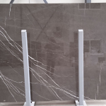 Pietra Grey marble polished slabs 