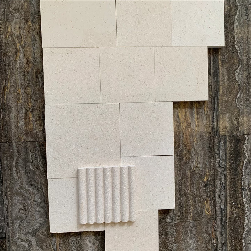 White Limestone Flagstone for Courtyard Paving