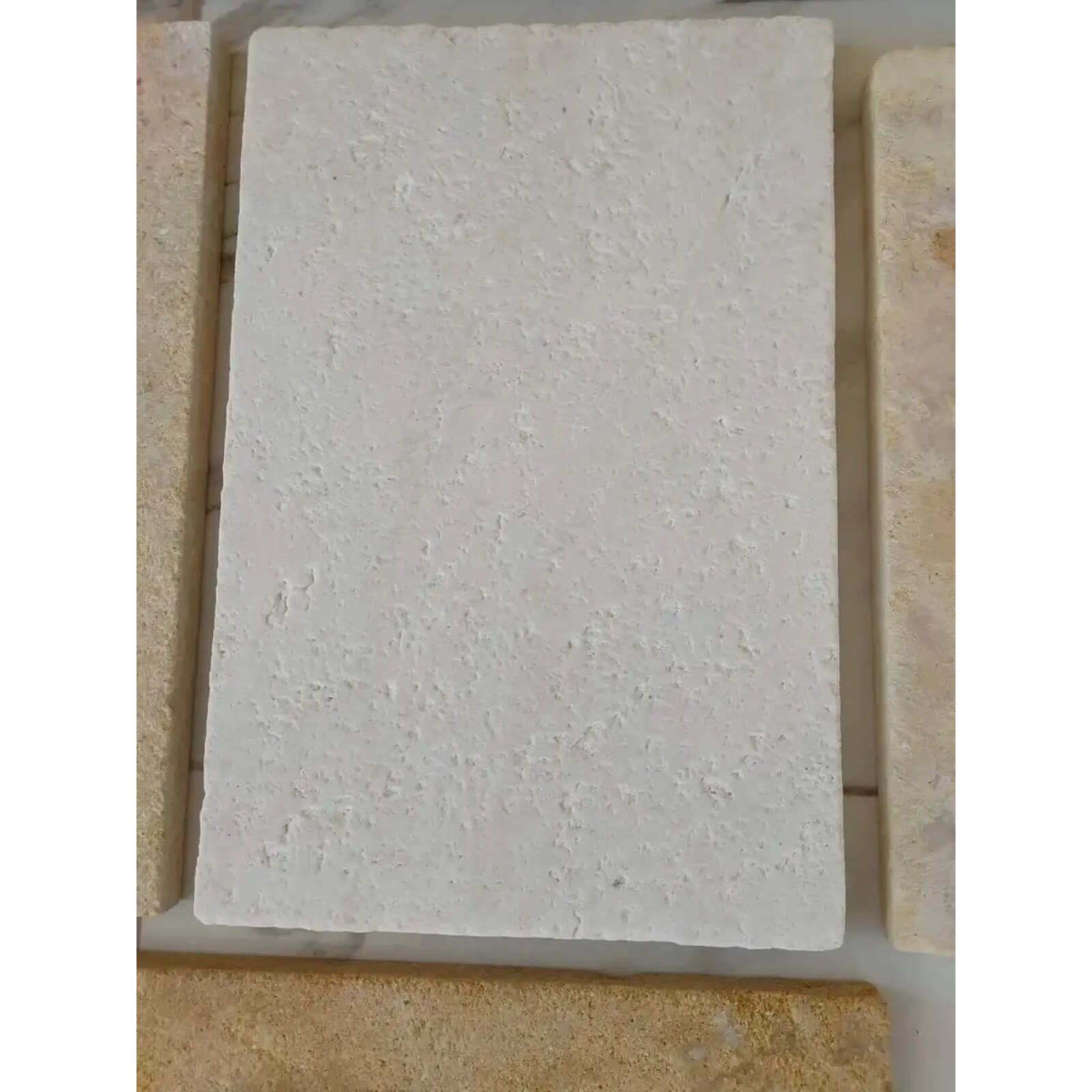 White Brushed Limestone