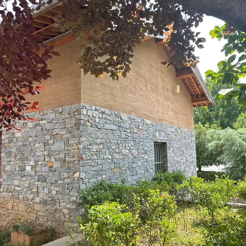 Blue Grey Pre-assembled Ledger Stone Panels