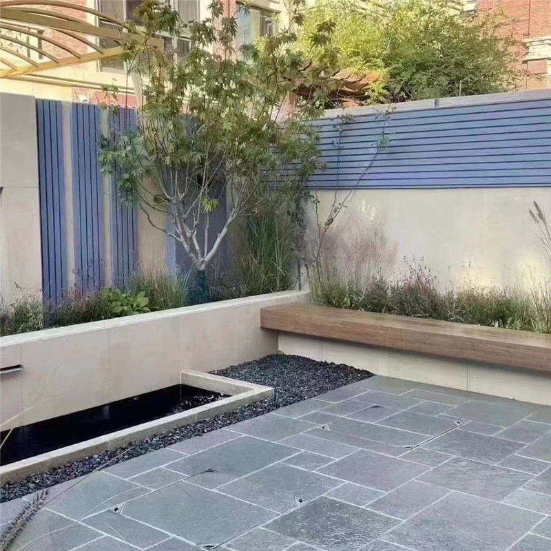 Black Limestone French Pattern Pavers for Patios