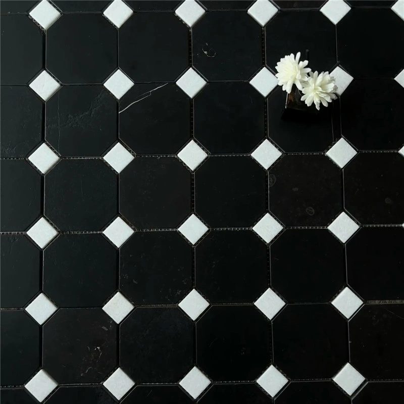 Black Limestone French Pattern Pavers for Patios